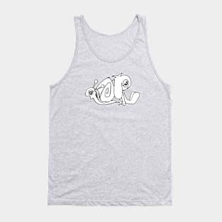 Snail Bunny Chat Tank Top